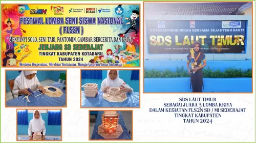 JUARA 3 KRIYA FESTIVAL SENI SISWA NASIONAL TINGKAT KABUPATEN