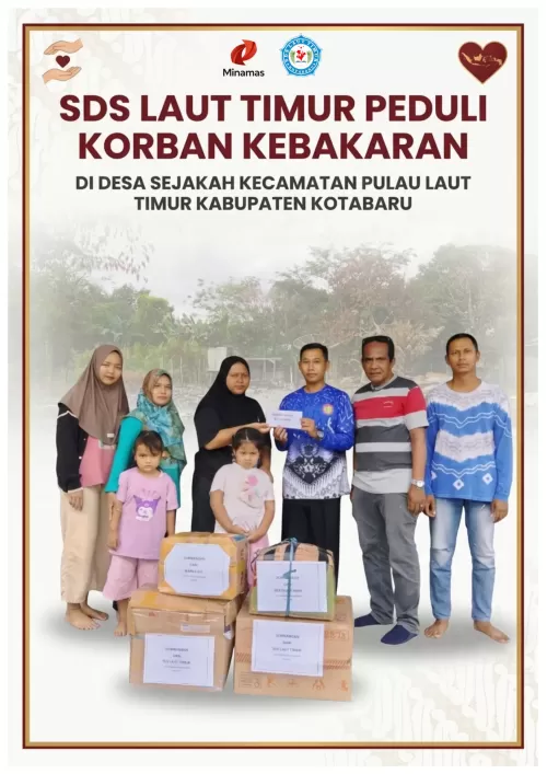 SDS LAUT TIMUR PEDULI DAN BERBAGI KORBAN KEBAKARAN DI DESA S