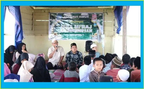 MEMPERINGATI ISRA MI'RAJ NABI MUHAMMAD SAW DI SDS LAUT TIMUR